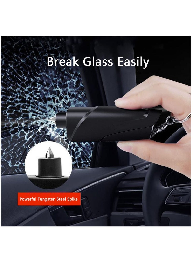 KASTWAVE Window Breaker Seatbelt Cutter 3-in-1 Car Glass Breaker Keychain Emergency Escape Tool for Land and Underwater, Car Safety Hammer Automotive Life Safety Tools Kit (Black) - Image 3