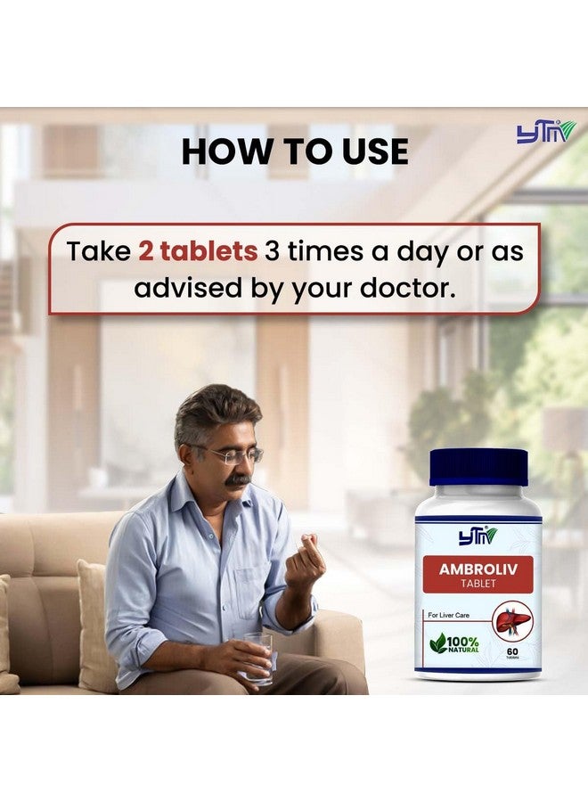 YTM Ambroliv Tablets | Ayurvedic Liver Care Support - Image 4