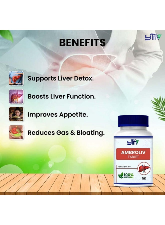YTM Ambroliv Tablets | Ayurvedic Liver Care Support - Image 3