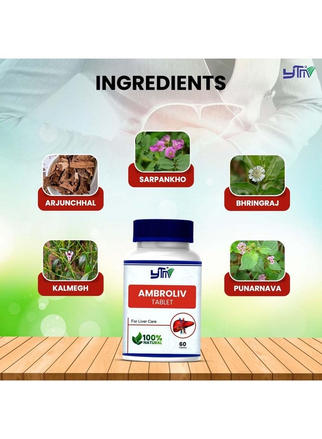 YTM Ambroliv Tablets | Ayurvedic Liver Care Support - Image 2