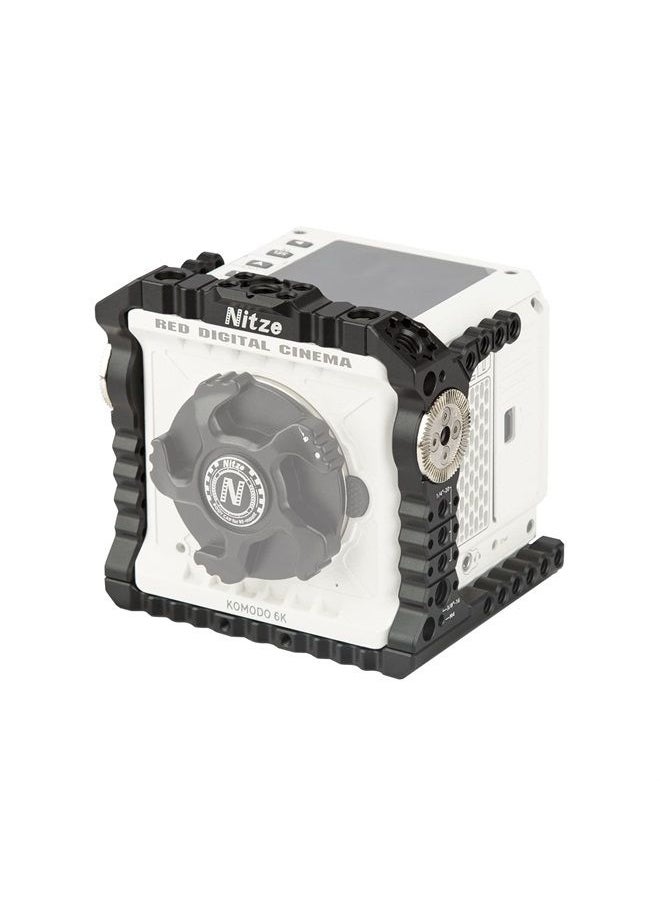 Nitze - Komodo Cage for RED Komodo 6K Camera with Built-in NATO Rail, Built-in ARRI Rosettes and Multiple Threaded Holes - T-R02A - Image 1