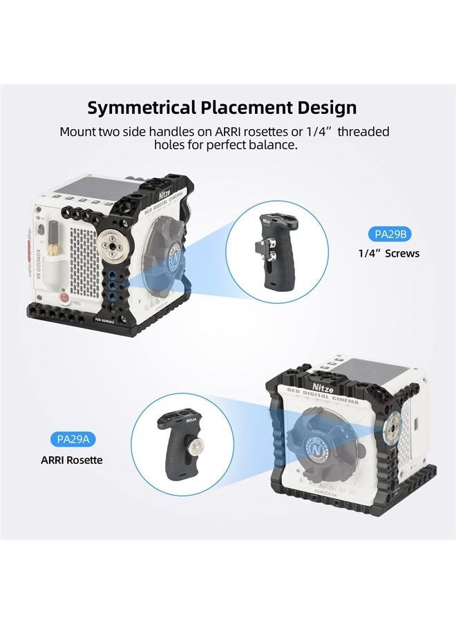Nitze - Komodo Cage for RED Komodo 6K Camera with Built-in NATO Rail, Built-in ARRI Rosettes and Multiple Threaded Holes - T-R02A - Image 1