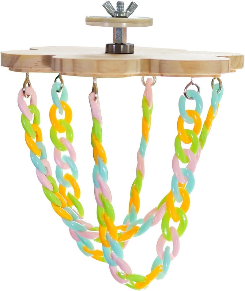 ordinarYone Multifunctional Sugar Gliders Climbing Toy Rotating for Exercise and Exploration Safe Entertainment Chain for Small Pet - Image 1