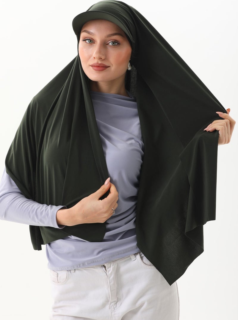 Elif Iç Giyim Elif Underwear Sandy Shawl with Hat - Image 5