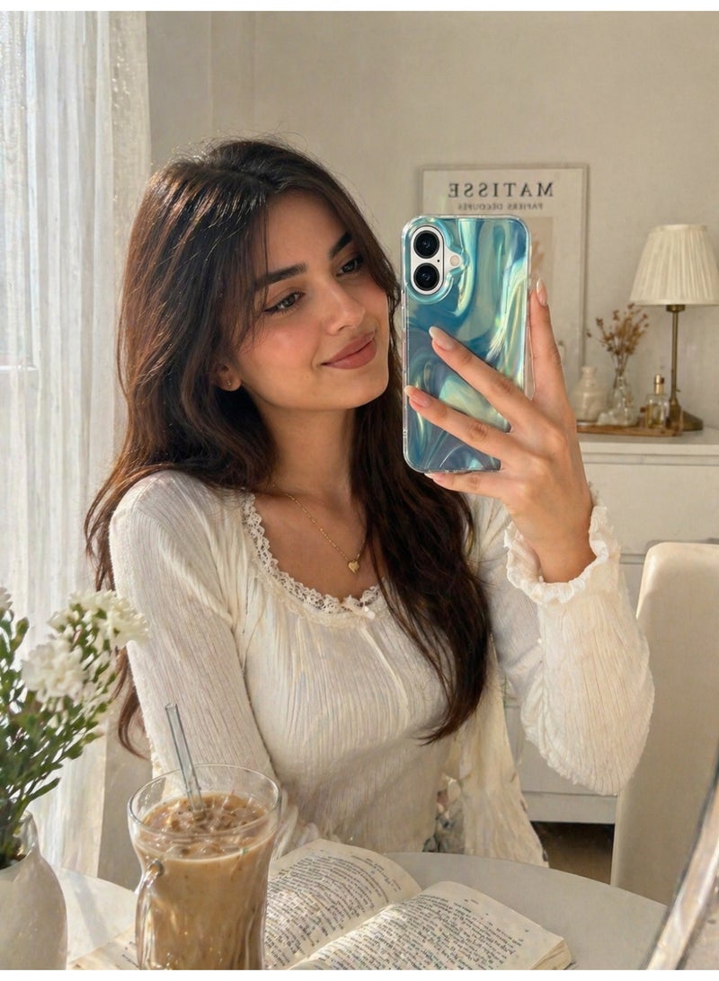 Ecosystem Premium Soft TPU Case for iPhone 16 Shockproof Full Protection,Fun Aesthetic Cover, Cute Women Girls Kids For iPhone 16 (W5) - Image 3