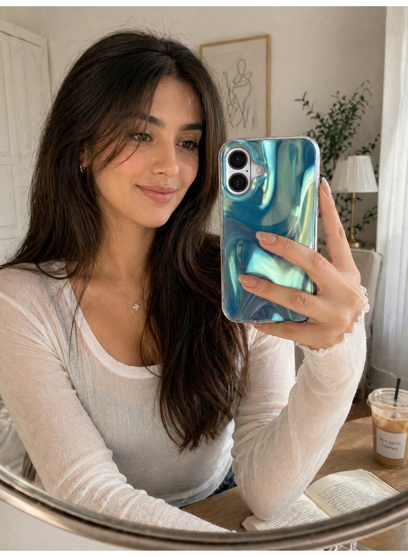 Ecosystem Premium Soft TPU Case for iPhone 16 Shockproof Full Protection,Fun Aesthetic Cover, Cute Women Girls Kids For iPhone 16 (W5) - Image 4