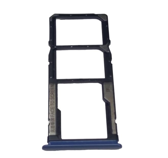 DocileOuter Sim Card Tray Sim Holder Slot Compatible for Xioami Redmi Mi Note 9 (Blue)