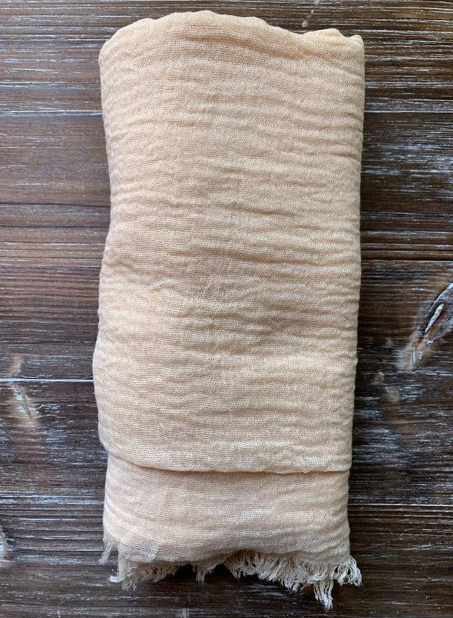 The Untitled Project Honey Lust - Crinkle Organic Cotton Scarf