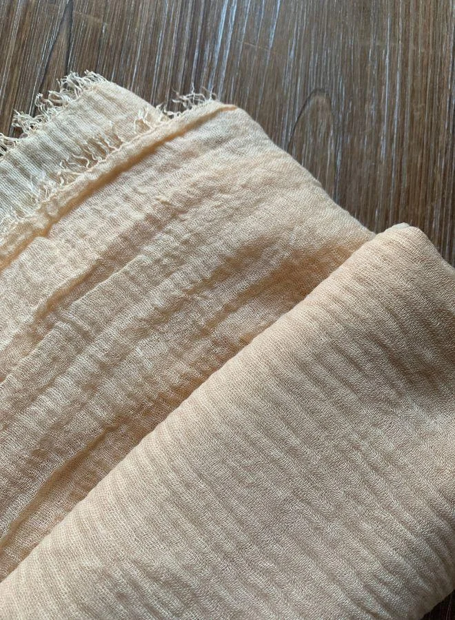 The Untitled Project Honey Lust - Crinkle Organic Cotton Scarf