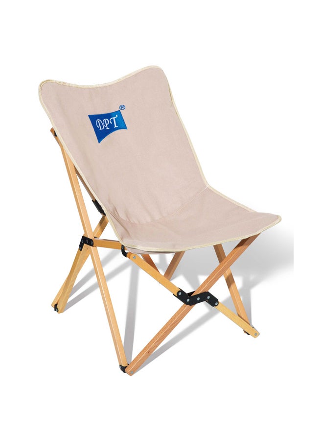 دي بي تي كرسي رحلات قابل للطي، كرسي رحلات، بيج، مقاس81*67*55سم - Image 1