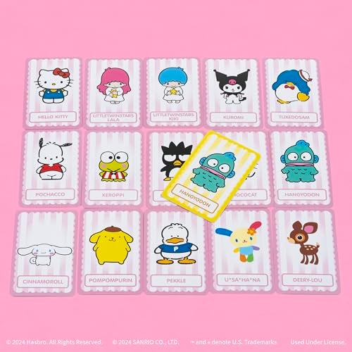 USAOPOLY Guess WHO? Card Game: Hello Kitty and Friends, Featuring 20 Characters, My Melody, Kuromi, Badtz-Maru and More, Family Friendly Deduction Game, Officially Licensed Merchandise & Collectible - Image 3
