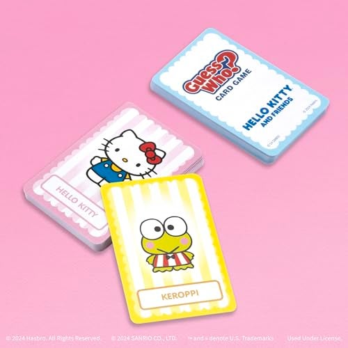 USAOPOLY Guess WHO? Card Game: Hello Kitty and Friends, Featuring 20 Characters, My Melody, Kuromi, Badtz-Maru and More, Family Friendly Deduction Game, Officially Licensed Merchandise & Collectible - Image 5