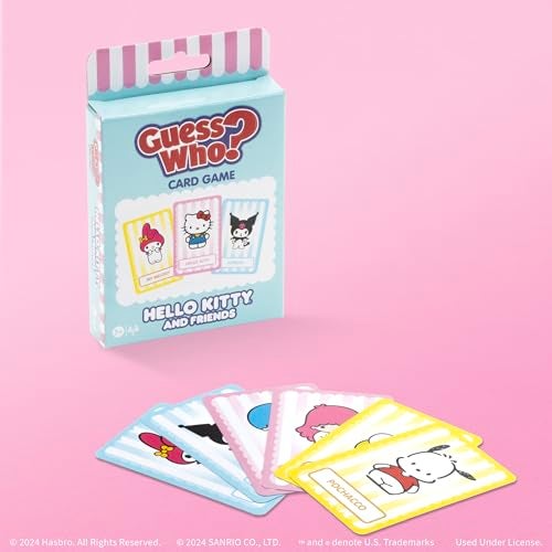 USAOPOLY Guess WHO? Card Game: Hello Kitty and Friends, Featuring 20 Characters, My Melody, Kuromi, Badtz-Maru and More, Family Friendly Deduction Game, Officially Licensed Merchandise & Collectible - Image 2