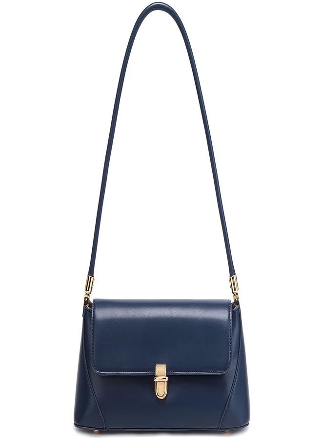 WSRYDJDL Shoulder Bags for Women Vintage Handbag Retro Classic Small Purse Cute Hobo Tote Handbag Mini Clutch Purse, Dark Blue - Image 1