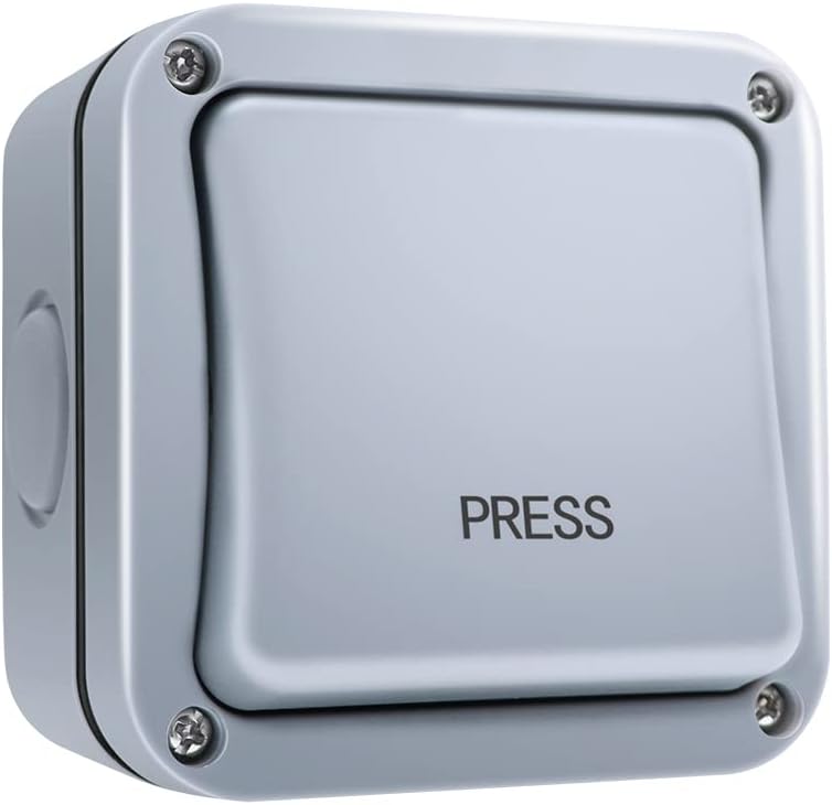 TOPENS TC148 Waterproof Wall Push Button Switch for Automatic Gate Opener and Door Access Control - Image 1