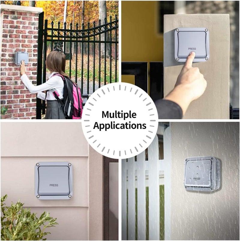 TOPENS TC148 Waterproof Wall Push Button Switch for Automatic Gate Opener and Door Access Control - Image 2