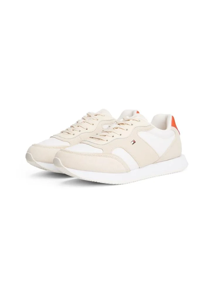 TOMMY HILFIGER Suede TH Monogram Trainers