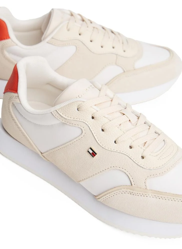 TOMMY HILFIGER Suede TH Monogram Trainers
