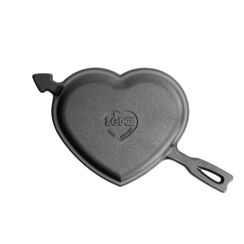 Lodge Seasoned Cast Iron Heart Skillet - Image 2