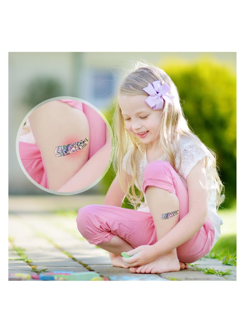 Excefore Kids Cartoon Bandages, 100 Pcs Bulk Cute Cartoon Flexible Bandages, Waterproof Breathable Bandages Strip, Comfortable Protection Care for Girls Boys Cuts, Scrapes, Burns (Vivid Style) - Image 5