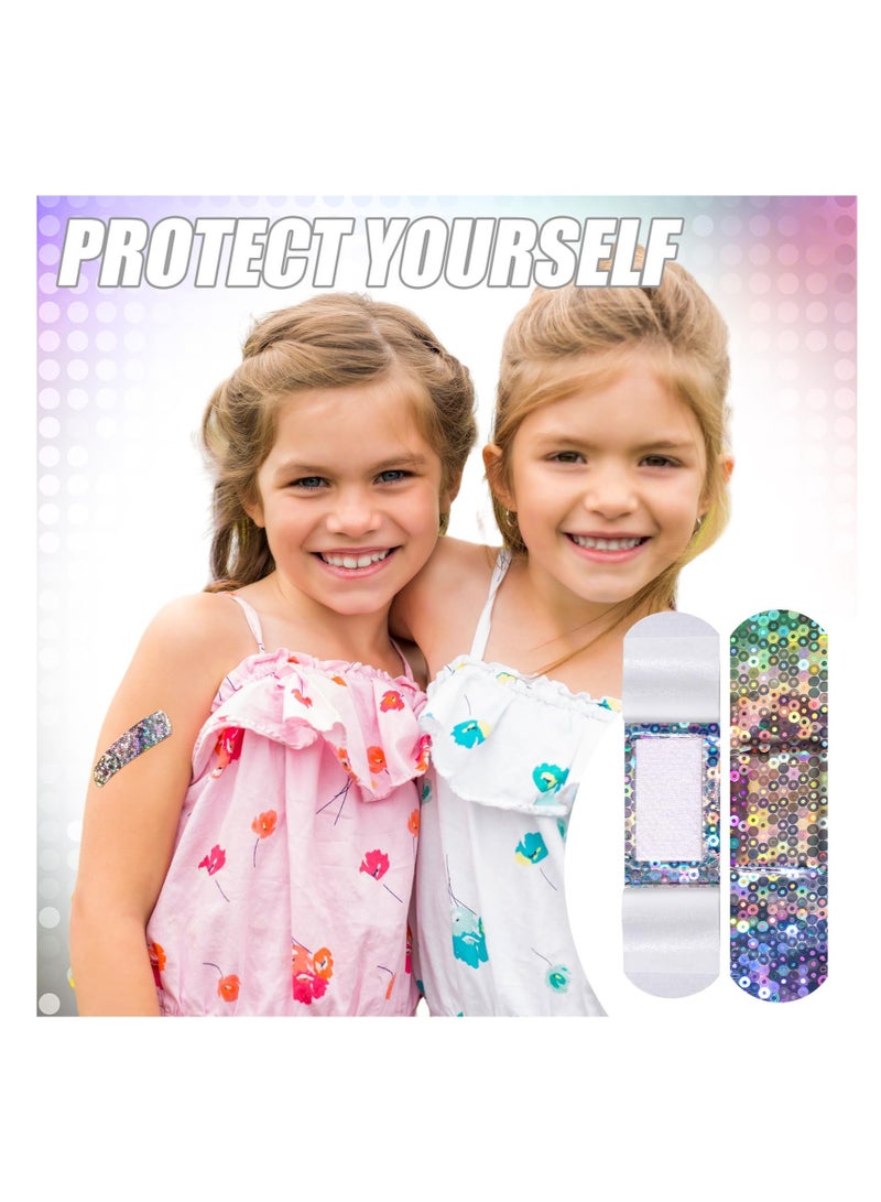 Excefore Kids Cartoon Bandages, 100 Pcs Bulk Cute Cartoon Flexible Bandages, Waterproof Breathable Bandages Strip, Comfortable Protection Care for Girls Boys Cuts, Scrapes, Burns (Vivid Style) - Image 4