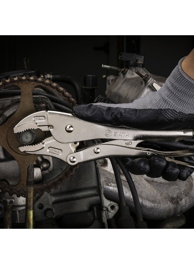SATA GL71102 Curved Jaw Locking Pliers 7" - Image 5