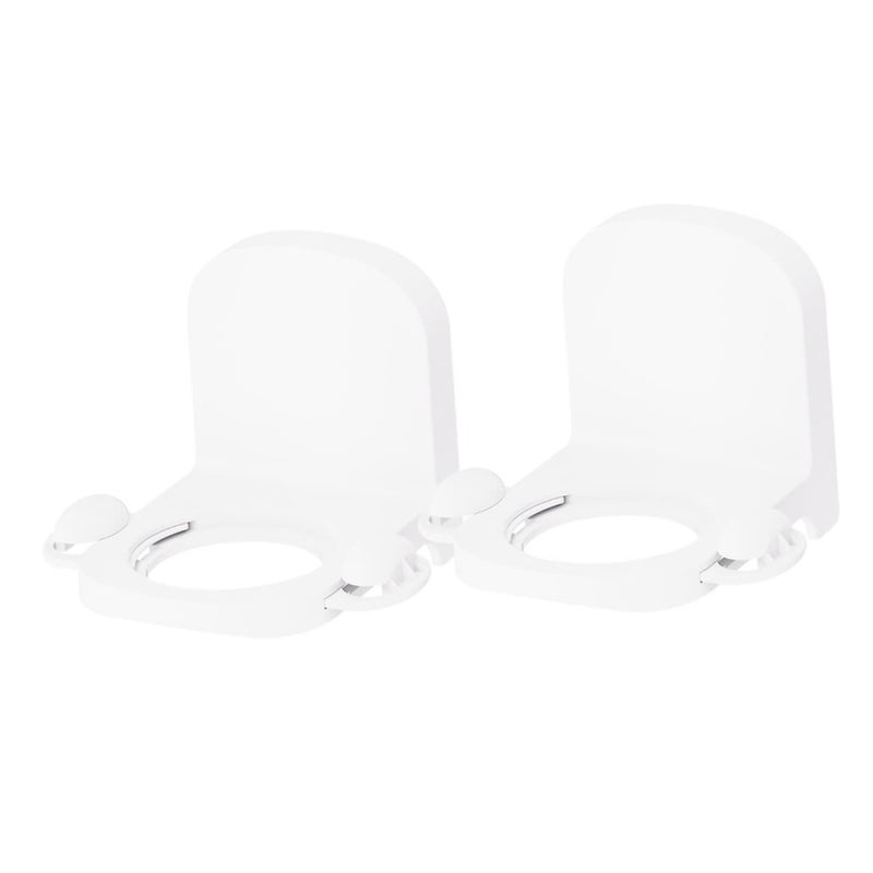 Wall Mounted Shampoo Holder 2 Pack Adhesive No Drill Bathroom Storage Dispenser - Image 2