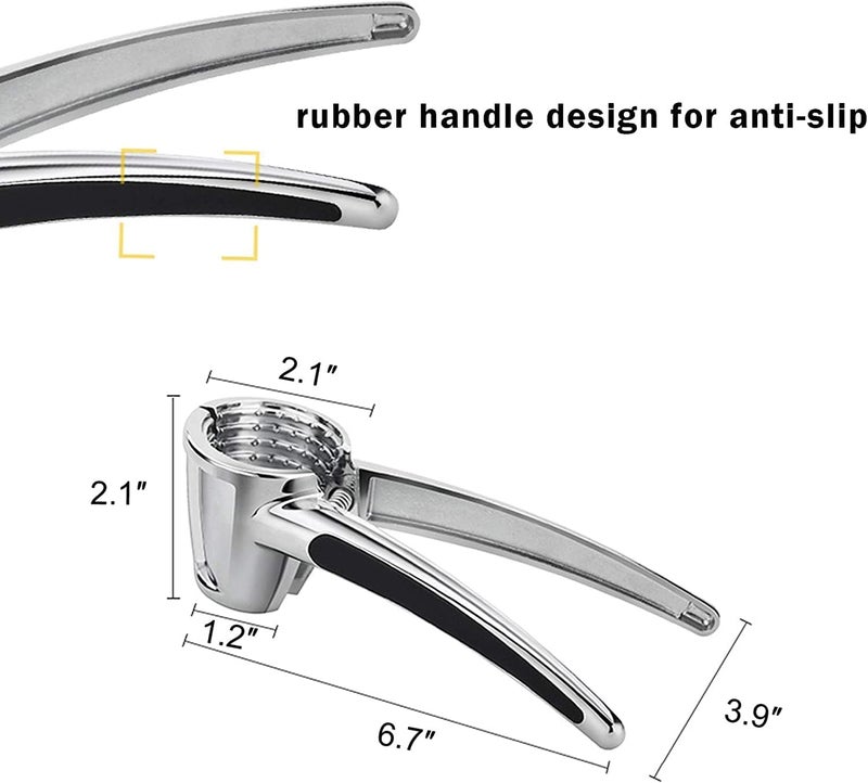 Denique Die Cast Aluminium Alloy Walnut Cracker,Luxury Nut Cutter Walnut Clamp Plier Portable Smart Akhrot Pincers with Bottle Opener, Almonds, Brazil Nuts, Hazelnuts Pista Cracker.Silver - Image 4