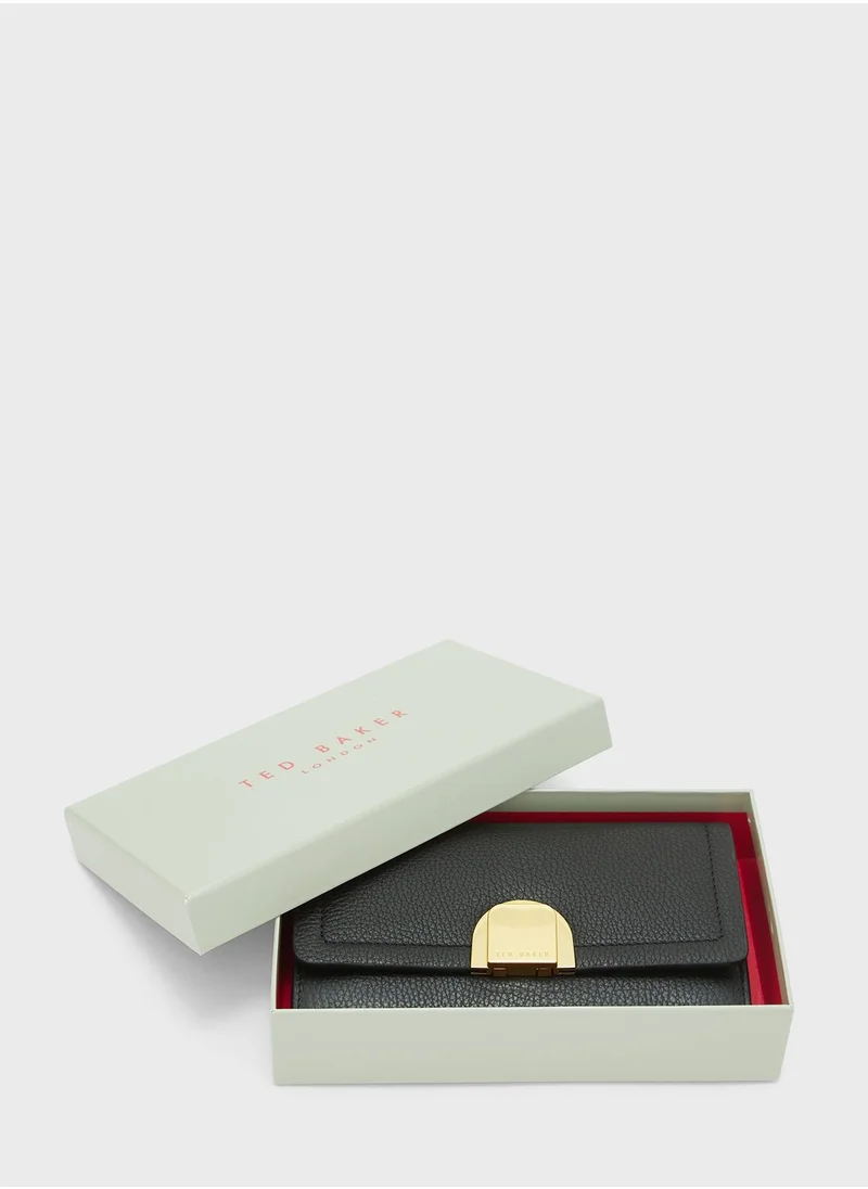 Ted Baker Imieldi Lock Detail Fold Over Wallet