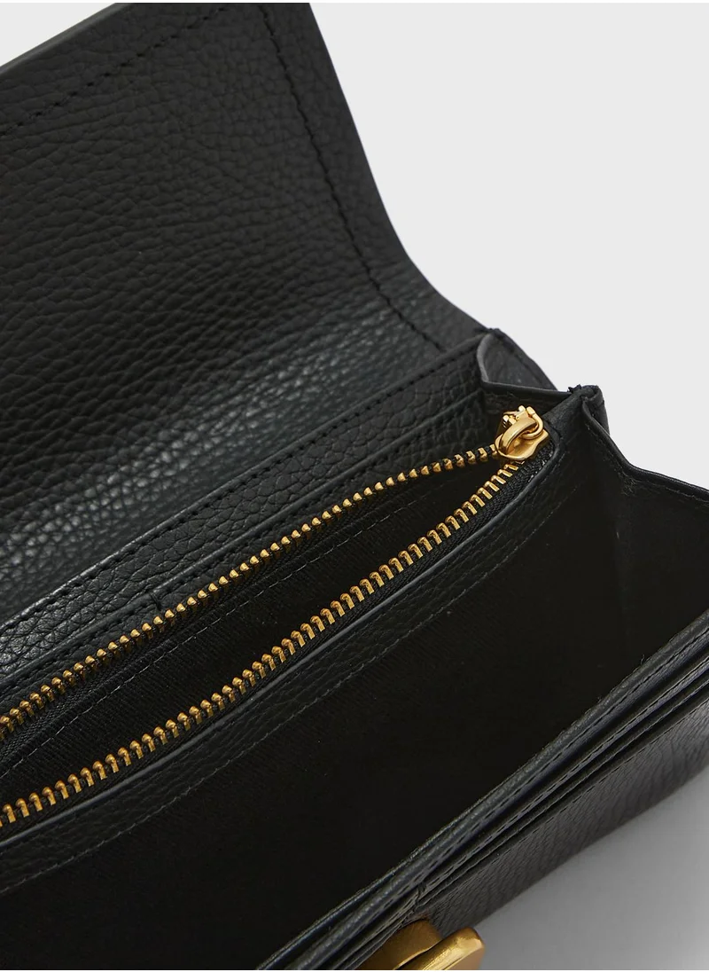 Ted Baker Imieldi Lock Detail Fold Over Wallet