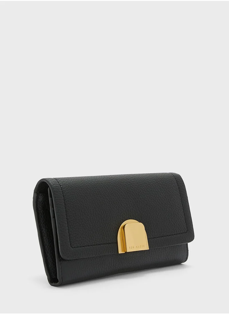 Ted Baker Imieldi Lock Detail Fold Over Wallet
