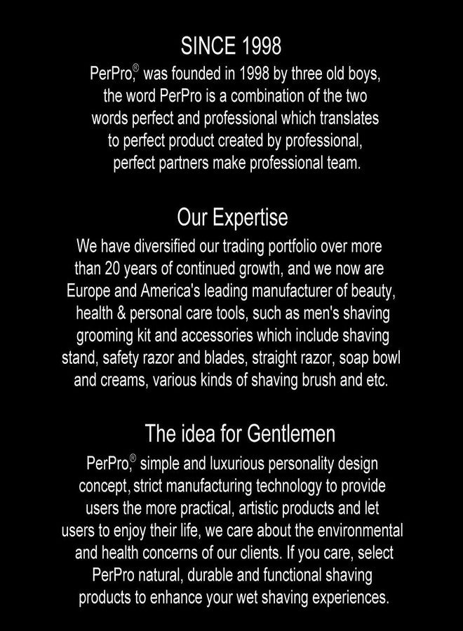 PerPro Straight Razor stand With Perfect double layer stainless steel Shaving Soap Bowl and Shaving Brush Natural Solid Wood Handle - Image 5