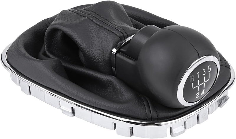 plplaaoo Gear Shift Cover,Shift Knob Cover,Stick Shift Cover,Gear Shifter Cover,Car Gear Shift Knob Lever Stick Gaitor Boot Cover for Opel Cor sa D 009140093 19276,Pu Leather + Plastic - Image 1