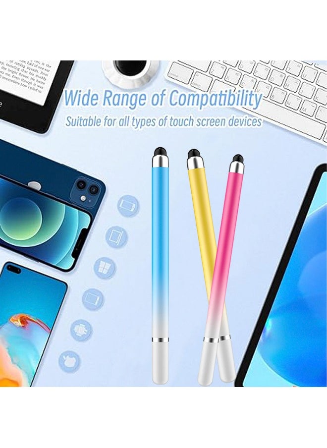 Generic - 3Pcs 2 in 1 Stylus Pens for Touch Screens High Sensitivity Precision Capacitive Stylus Pencil Double Headed Stylus for Apple iPad iPhone Tablets Samsung Galaxy All Universal Touchscreen Devices - Image 1