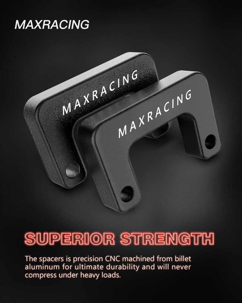 MAXRACING طقم رفع مستوى ماكس ريسينغ 2.5 بوصة أمامي + 2 بوصة خلفي، متوافق مع سيارات شيفروليه سابربان 1500 موديلات 2007-2020، وشيفروليه أفالانش 1500 موديلات 2007-2013، وشيفروليه تاهو موديلات 2007-2020، وجي إم سي يوكون 1500 موديلات 2007-2020 (دفع رباعي/دفع ثنائي). - Image 2
