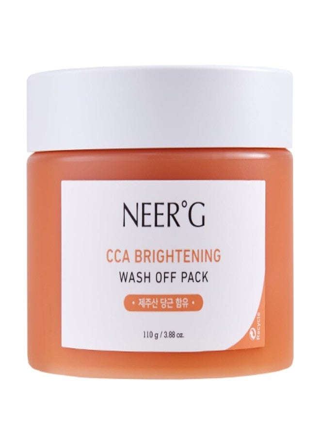 NEERG NEER°G CCA Brightening Wash Off Pack 3.88oz (110g) Revitalize Tired Skin - Image 1