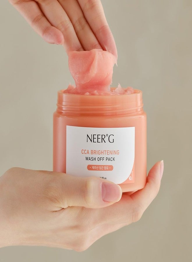NEERG NEER°G CCA Brightening Wash Off Pack 3.88oz (110g) Revitalize Tired Skin - Image 2