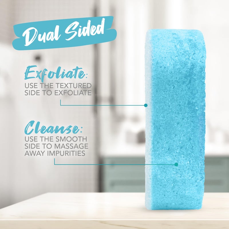 spongeables Spongables Pedi Scrub Foot Exfoliating 20+ Wash Sponge, Clean & Fresh, 1 Count - Image 3