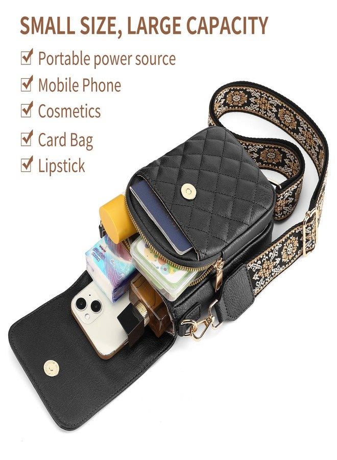 SENDEFN Small Crossbody Bags for Women Cell Phone Bag Leather Wallet Purses Adjustable Strap - Image 5