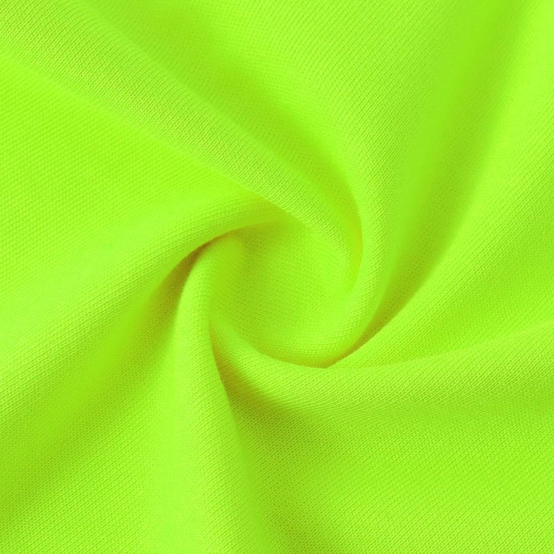 Noomelfish Girls Short Sleeve Heart Pocket T-Shirts Casual Cotton Tee Tops Blouse, Neon Green, Size 5-6 Years - Image 2