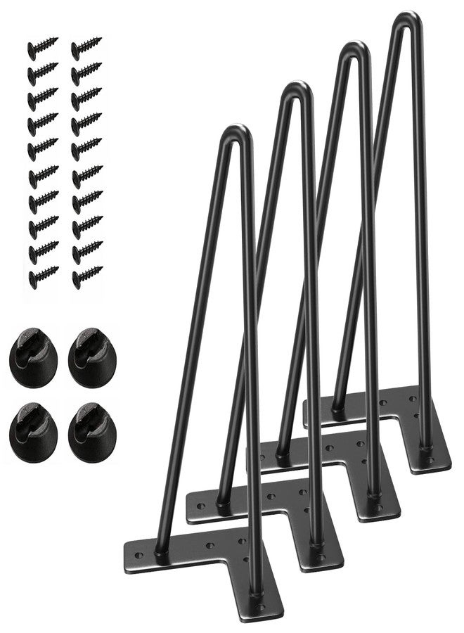 Supermaster Hairpin Legs Heavy 10 in Hairpin Furniture Legs Furniture Metal Table Legs for Cabinet, Wardrobe, Tv Cabinets, Drawers - Image 1
