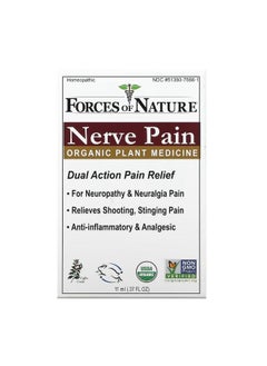 FORCES OF NATURE Nerve Pain Organic Plant Medicine 0.37 fl oz 11 ml  - Image 1