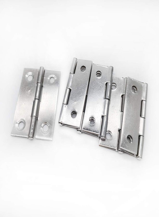 ZLYY 20 pcs 2inch Stainless Steel Door Hinge with Screws ，Cabinet Furniture Hardware Replacement - Image 5