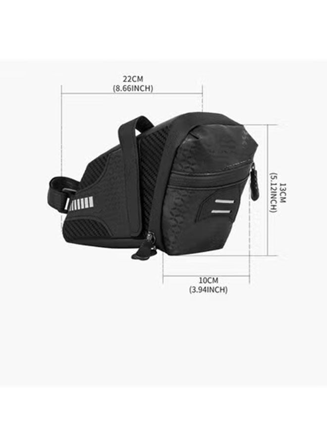 هومستر حقيبة السرج الدراجة, حقيبة المقعد, حقيبة الدراجة تحت المقعد, اكسسوارات الدراجة, حقيبة التخزين, حزمة أسفين الدراجات الخفيفة للطريق, الجبل - Image 4