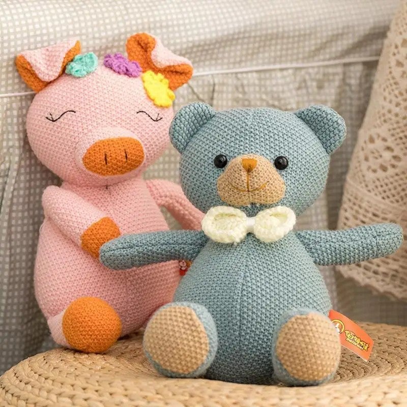 Y&D Cute ized Stuffed Animal Doll Handmade Crochet Toy for Baby - Image 3