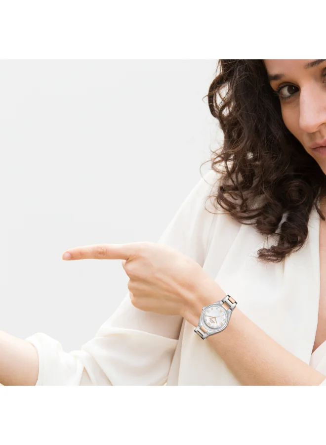 Slazenger  Slazenger Women's Analog White MOP Dial Watch - SL.9.2590.3.520  | Best Price UAE