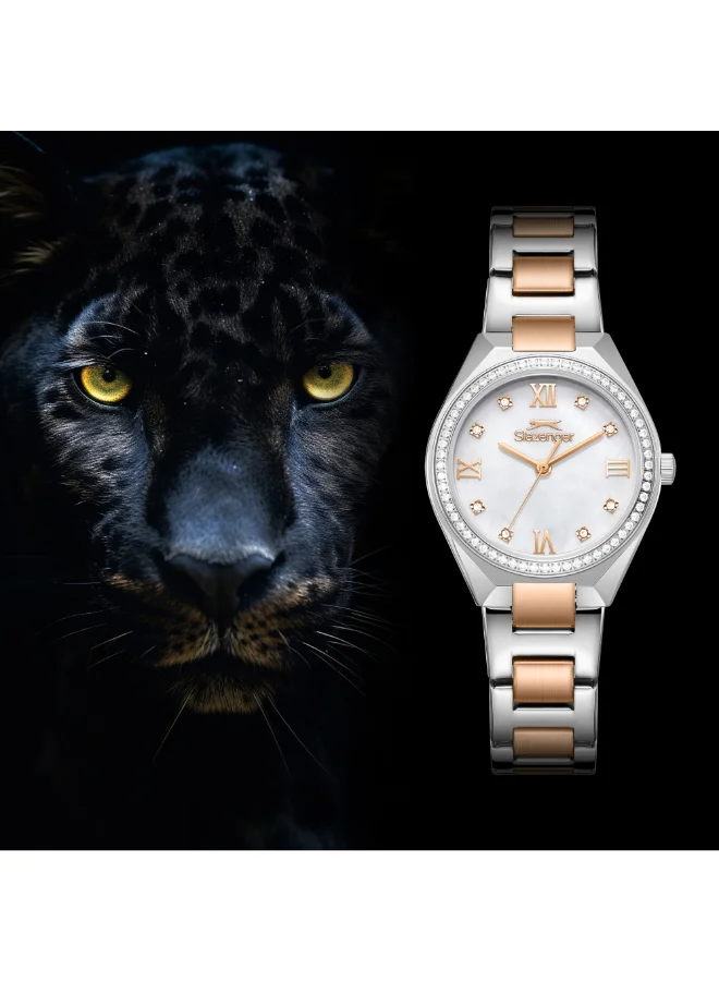 Slazenger  Slazenger Women's Analog White MOP Dial Watch - SL.9.2590.3.520  | Best Price UAE