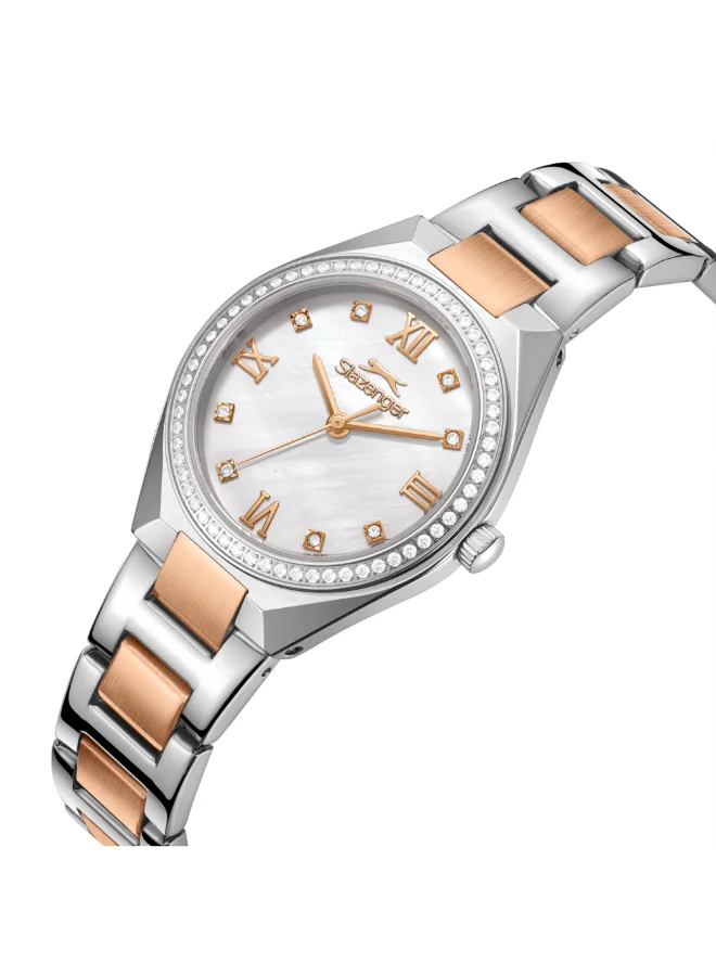 Slazenger  Slazenger Women's Analog White MOP Dial Watch - SL.9.2590.3.520  | Best Price UAE