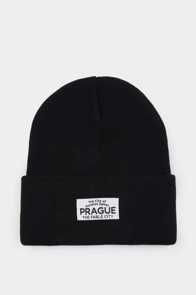 Defacto Woman Woven Label Beanie