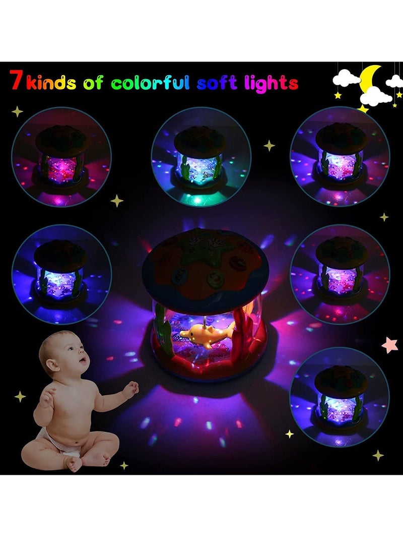 Dubkart Baby Toys 6 to 12 Months Ocean Rotating Projector - Early Education Toys 12-18 Months with Various Pacify Music/Light Kids Toddler Toys for 1 2 3+ Year Old Boys Girls Birthday - Image 3